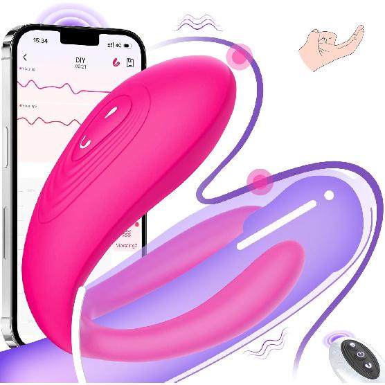 Wearable Remote Control Vibrator - BIG SHOCKED Adult Sex Toys for Women Couples Female Sex Toy G Spot Vibrators Clitoral Penis Vibrator with 10