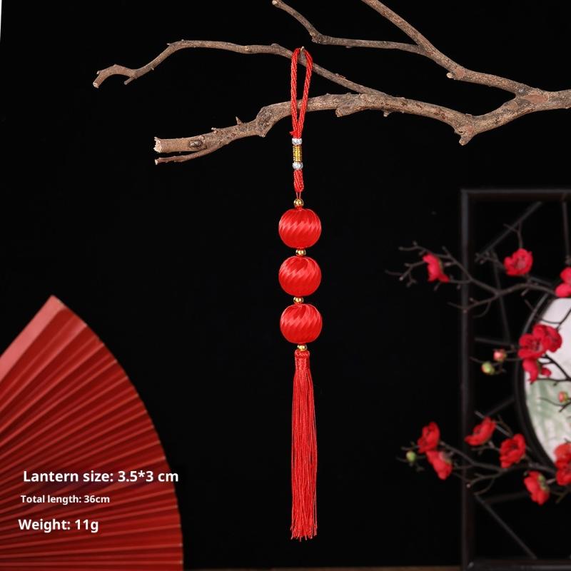 2026 Jahr des Pferdes Wandhänge-Laternen-Ornament Chinesisches Jahr Glücksdekoration Zubehör Einweihung Kleiner Anhänger Gi