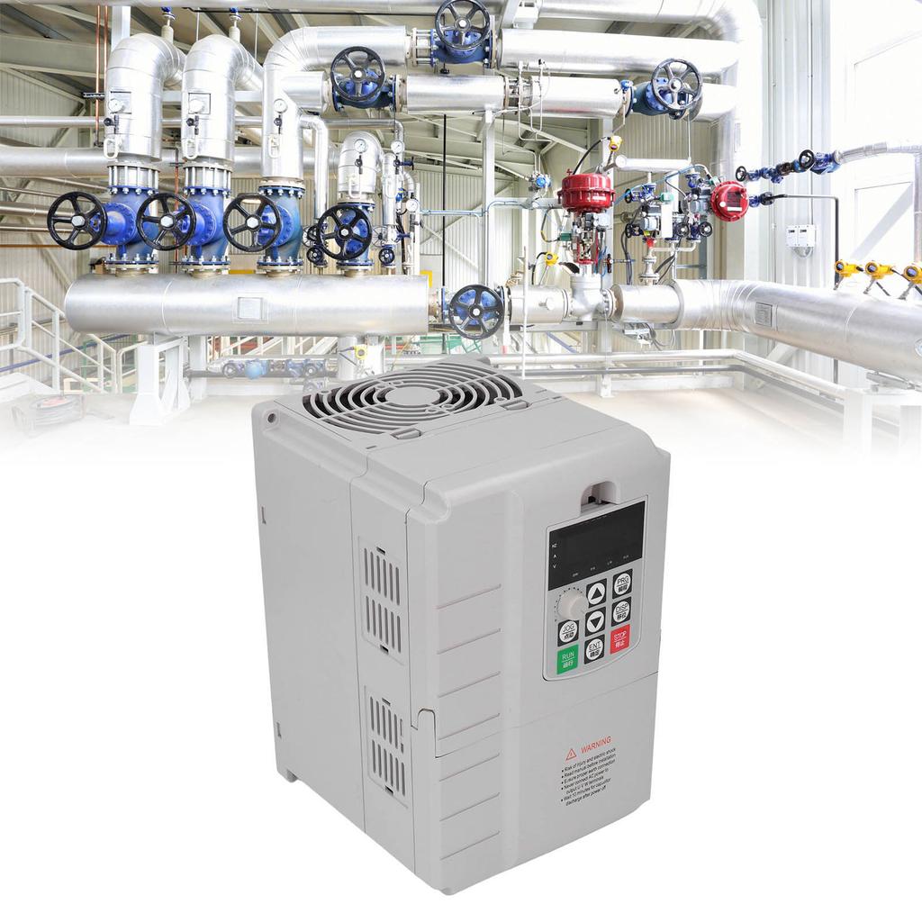 Motor Speed Controller Variable Frequency Drive VFD Single to 3 Phase 220V to 380V Governor 4KW 6HP AC 20A Power Tools