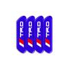 4PCS Car Door Safety Warning Reflective Mark 3D Sticker Car Accessories for Toyota GR Trd Camry Corolla Yaris Chr Auris Avensis T25