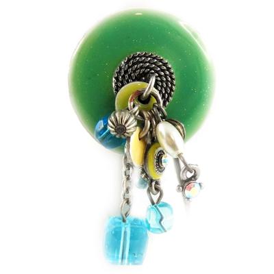[E0582] - Green 'Mimosas' Designer Ring
