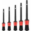 Set of Professional Detailing Brushes - 5 Pieces - 5 Sizes