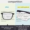 1.6 Times Magnification  Reading Glasses Rimless Big Vision Magnifying Portable Plastic Presbyopia Glasses Women Diopter 20.5