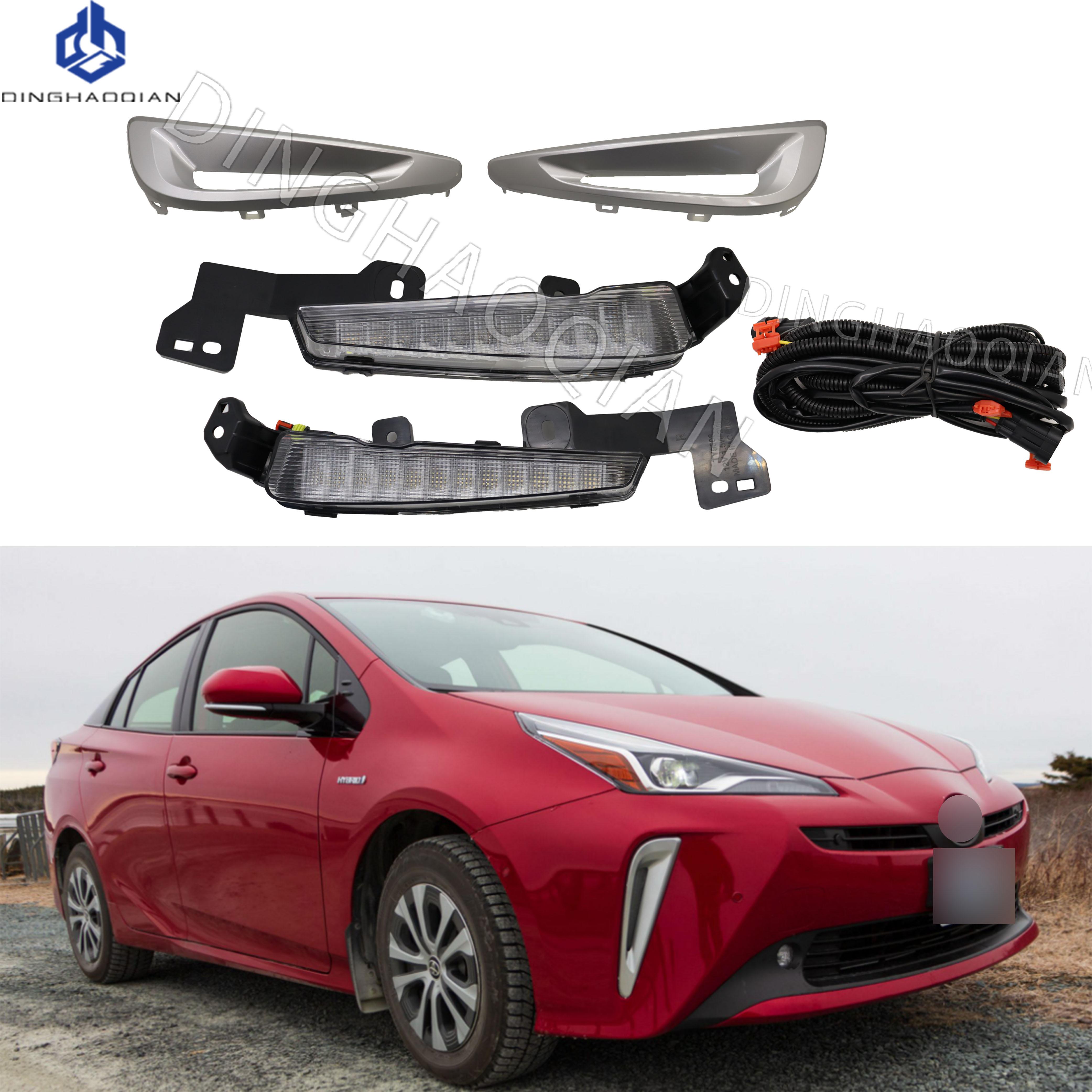 

1 комплект Противотуманные фары Фара Для Toyota Prius C 2019 2020 2021 Светодиодные противотуманные фары Автомобильный комплект противотуманных фар С жгутом проводов Лампочка Переключатель 1set