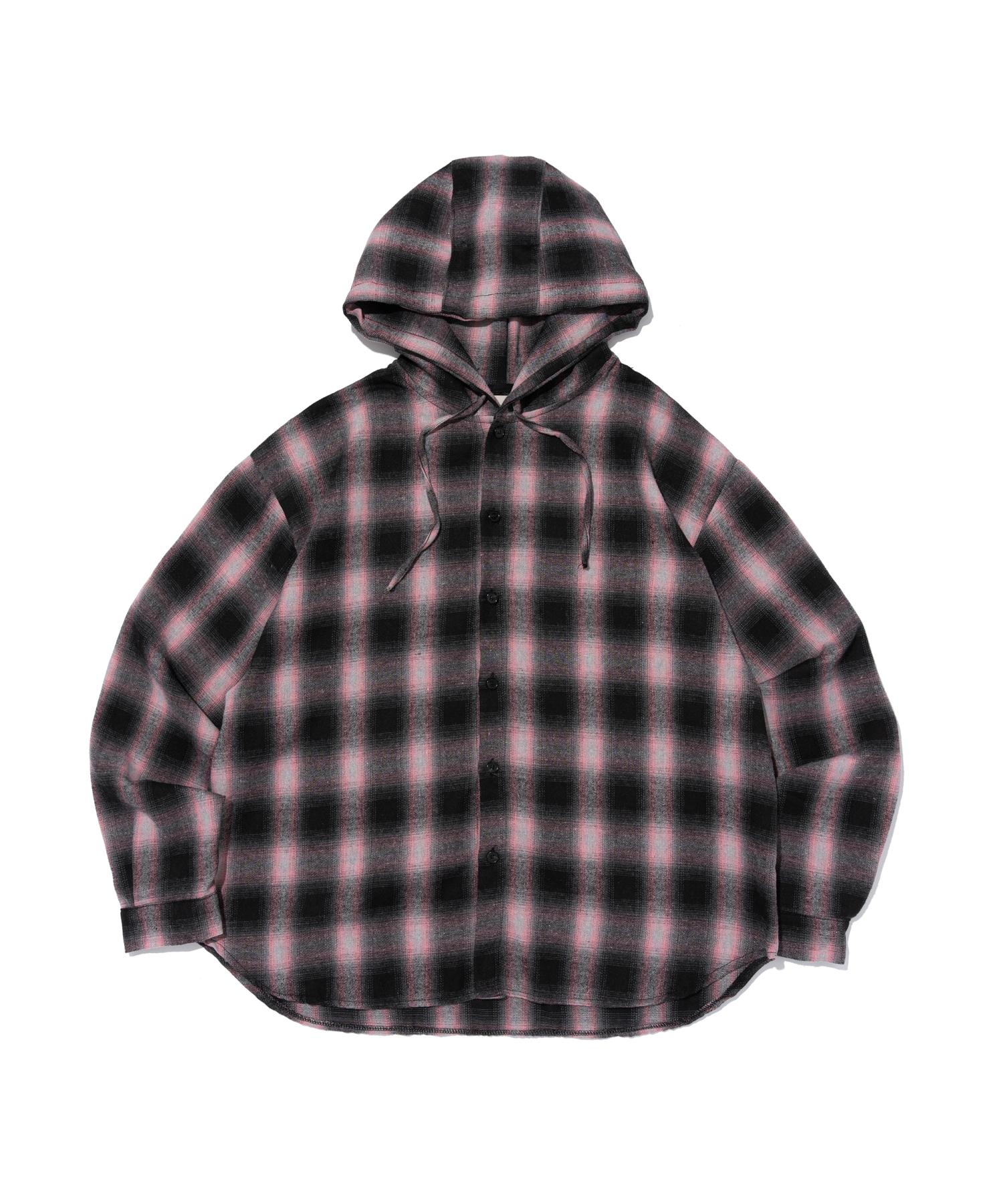 Cargo Bros For Woman Hooded Check Overshirt (Pink) Free