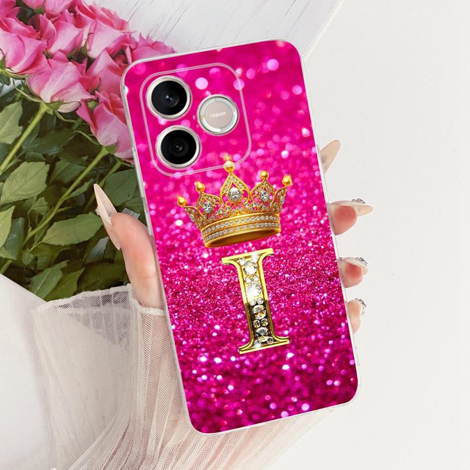 For Honor 600 Lite Honor600 2026 Fashion Crown Letter Phone Case For Honor 600 600Lite 5G Soft Silicone TPU Cases