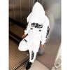 Men's Casual Suit, Letter Flame Printed Drawstring Pocket Hoodie and Drawstring Outdoor Casual Sports Pants