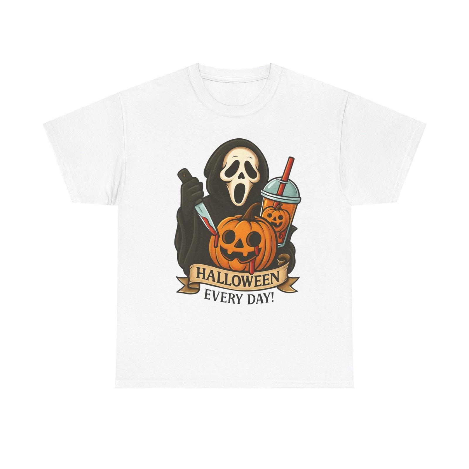 Unisex Halloween T-Shirt, Spooky Graphic Tee, Pumpkin Shirt, Ghost S