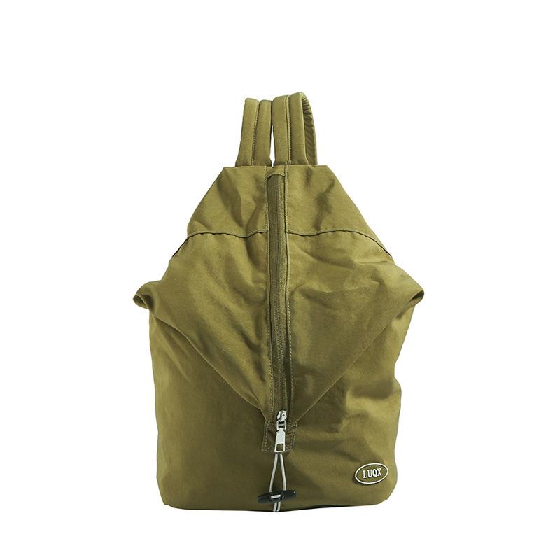 Zaino in Nylon dal Design di Nicchia per Donna Borsa a Spalla Personalizzata Trendy Grande Capacità Zaino Semplice e alla Moda