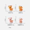 4PCS Cute Plush Deer Figurine Model DIY Kawaii Decoration Accessories Gardening Farm Landscaping Small Ornaments