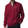 Men's Pullover Long Sleeved Stand Up Collar Sweatshirt Casual Cut Height Collar Lamb Wool Base Shirt