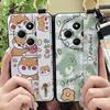 Protective Anti-dust Phone Case For Redmi A4 5G Back Cover Shockproof Waterproof Cartoon Silicone Durable Ring Kickstand