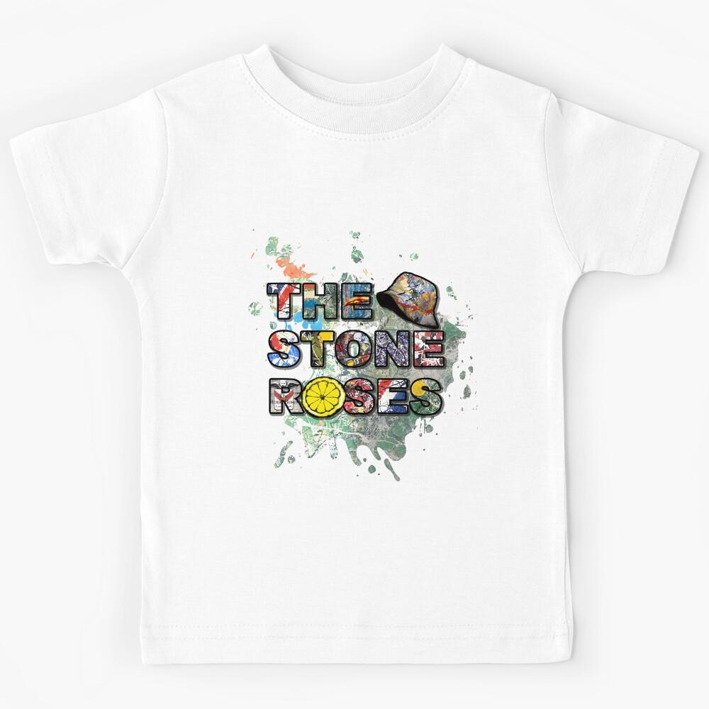 The Stone Roses Lemon Paint Splatter Madchester Design Kids T-Shirt 110