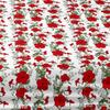 Simple 1 Modern Plant Flower Printed Matte Fitted Sheet, Bedroom Printed Bed Cover, Bedding Excluding Pillowcases