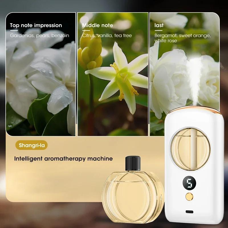 Smart Aromatherapy Machine Air Freshener Purifier Automatic Sprayer Essential Oil Perfume Diffuser Living Room Toilet Deodorizer