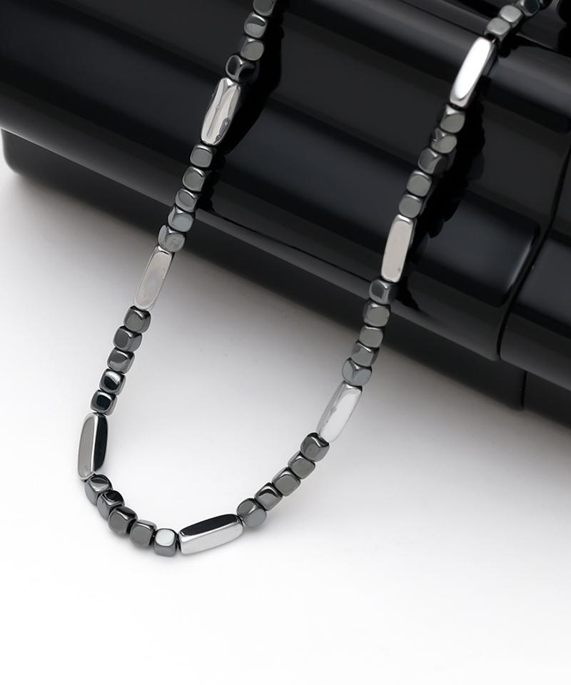 Blancier Hämatitstein Kette Bm255N1087 Herren Halskette