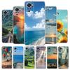 Summer Sky Soft TPU Phone Case For Xiaomi Redmi Note 15 14 13 12 4G 10 11 Pro Plus 5G 14C 13C 12C 10C 9A Clear Cover