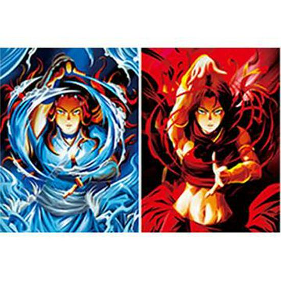 Jujutsu Kaisen Plakat Anime 3D Gradientowy Stereoskopowy [Zawiera Wersję One Piece]