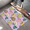 Cute donuts with playful personalities carpet Yoga living room room decor children's crawling mat doormat area rug