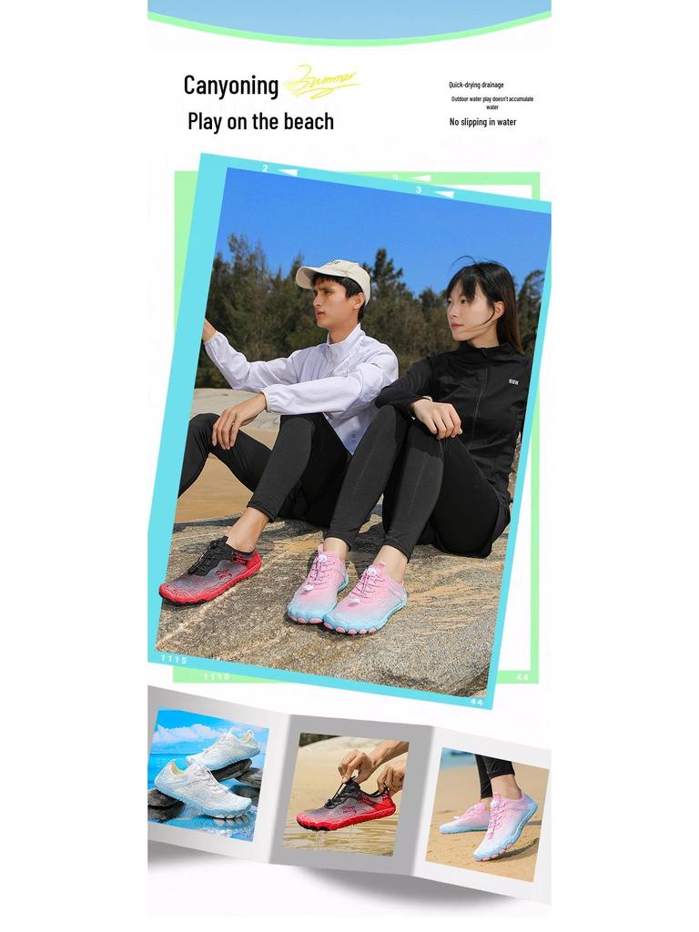 Copper Buckle Barefoot Wading Shoes: Grounding, Anti-Static, Conductive, Non-Slip Fitness Footwear.