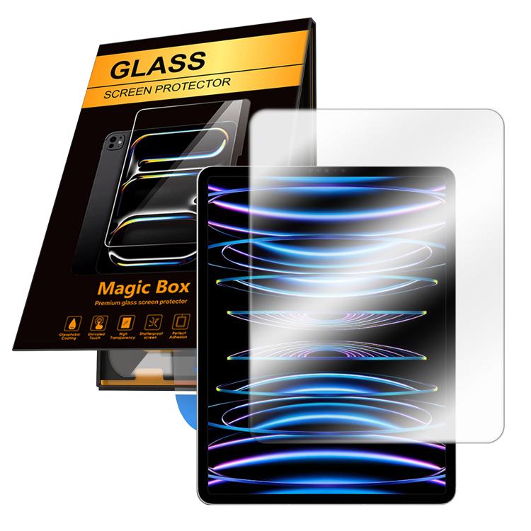 Easy Install Dust-Free HD Eye Protection Tempered Glass Screen Protector For iPad Pro 12.9 2022/2021, Anti-Scratch Explosion-Proof Tablet Film