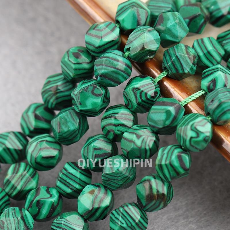 

Бусины из натурального камня оливы и агата с алмазной огранкой для изготовления ювелирных изделий 10mm≈34 beads