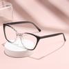 Fashion Reading Glasses for Women Cat Eye Plus Presbyopia Optical Lens Women Computer Magnify Grade Prescription Glass +150