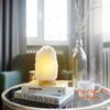 White Big Bamboo Base Himalayan Salt Lamp Big Negative Ion Generating Light Natural Crystal Rock Salt 2 Bulbs (3~5kg) Light,