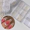 6 Grids Mini Pearl Nail Beads 0.6-2Mm Silver Stainless Beads Jewelry Metal Tiny Balls Diy Charm Accessories Manicure Decoration