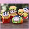 Shinchan French Crayon Fries Hamburg Toy Model Ornaments  Children Art Toy