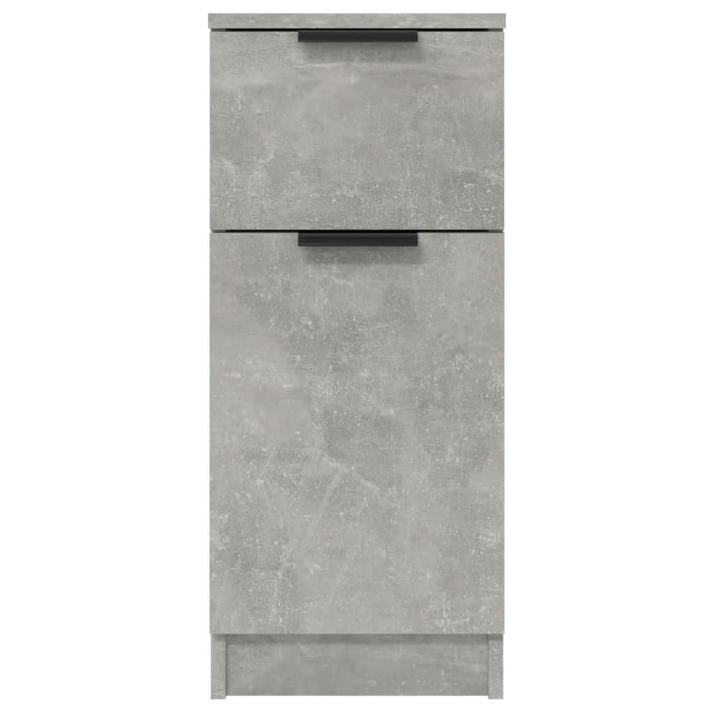 Vidaxl Cabinet, Concrete Grey, 30X30X70 Cm, Wood-Based Material