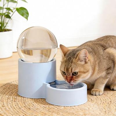 Large Capacity Cat Water Dispenser Leakproof Pet Food Bowl  For Puppies Kittens Pets