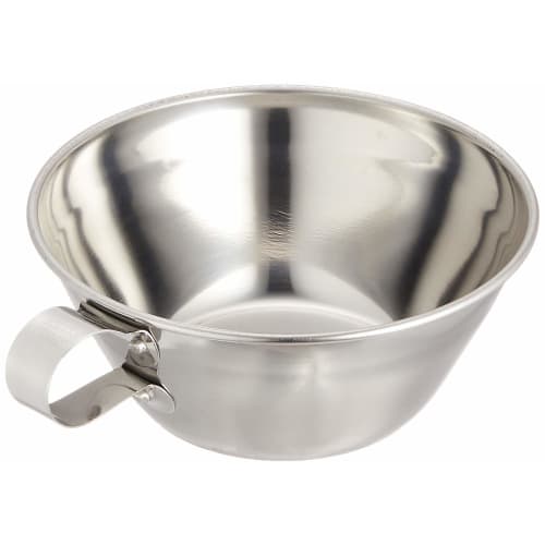 Sunnap Takahiro Okonomiyaki Bowl (Riveted), Silver, 400cc, Large, Stainless Steel, Made in Japan, GKT02001