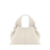 Simple Solid Color Cloud Shaped Pu Leather Women Casual Shoulder Bag For Daily