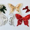 Simulation Butterfly Ornaments Christmas Tree Decoration Sequin Butterfly Christmas Decorations Window