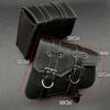 One pair Universal PU Leather Motorcycle Saddlebag for Harley Sportster for Honda Suzuki Kawasaki Yamaha