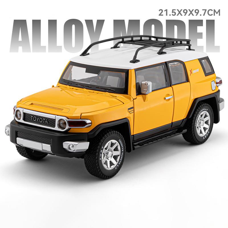 1:24 Toyota Land Cruiser LC80 FJ LC250 Tacoma Tundra Off Road SUV Alloy Metal Diecast Model Car Home Trendy Ornaments Collection