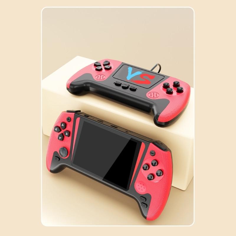 ABS Handheld Gaming Device with 3.5inch Display Single/Double Player Mode Joystick and Preloaded 500 Retro Game