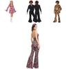 70s Retro Disco Cosplay Costume Set For Men And Women Perfect For Halloween And Themed Parties