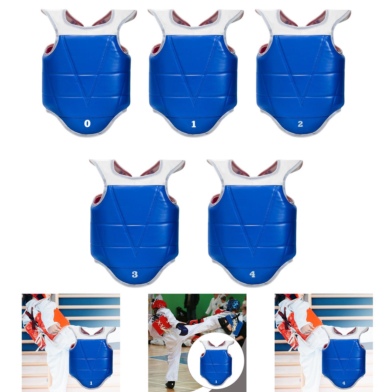 Боксерский Защитный Жилет Реверсивный Санда ММА Каратэ Защита Груди для Тренировок по Боевым Искусствам Тяжелые Удары Спарринг Тренировка M