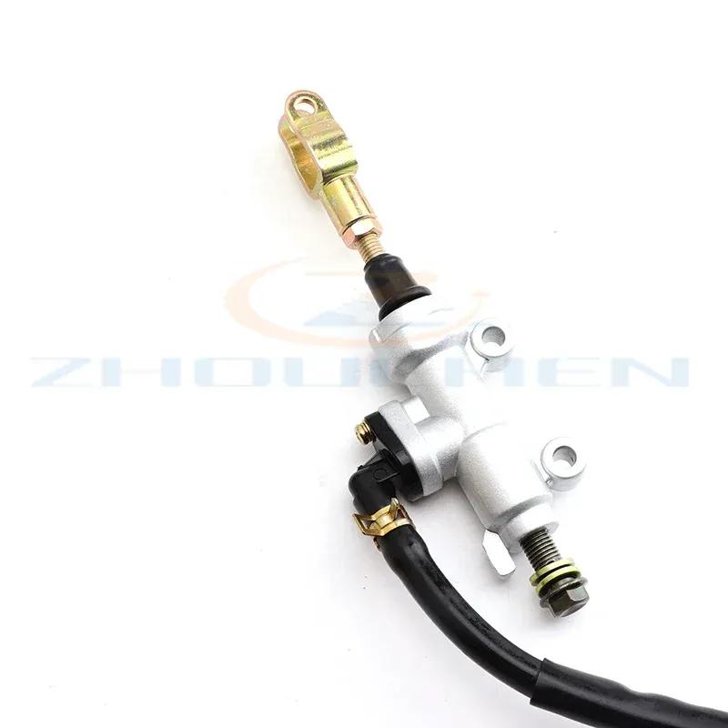 Motorcycle Universal Foot Brake Hydraulic Pump for Suzuki Kawasaki  Yamaha Rear Brake Master Cylinder Pump Motorbike