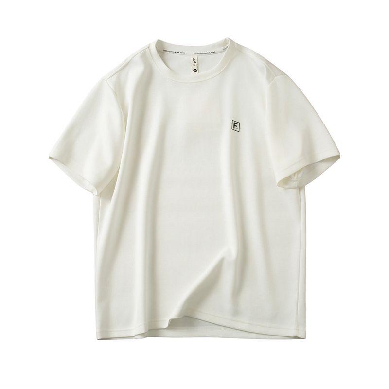 Nordic Orders Are Available in Large Sizes! Soft Elastic Liquid Ammonia Air Cotton Men's Summer Breathable round Neck Short sleeve Base T-shirt