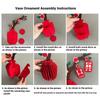 Wedding Room 3D Honeycomb  Ornament    Chinese Horse Year Decoration Carft  Wedding Spring Festival Party Decorations