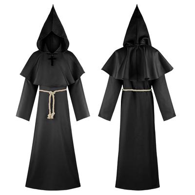 Halloween Death Costume Five Ghost Costumes Medieval Monk Robe Monk Costume Wizard Priest Costume