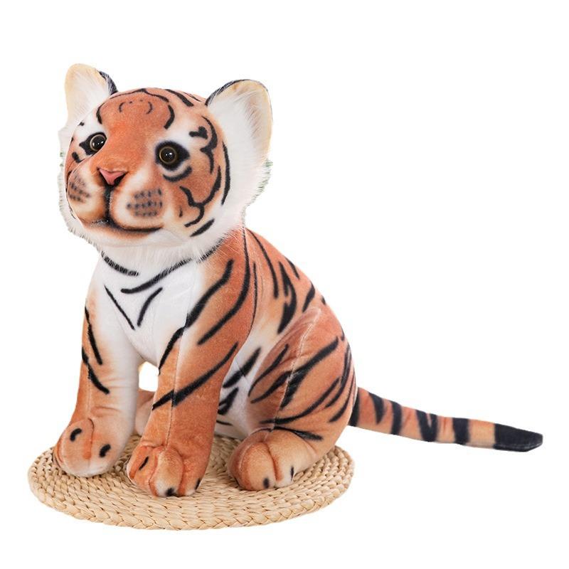 Niedliches Simulations-Tiger-Plüschtier Sibirischer Tiger Große Puppe Kinder-Wurfkissen-Puppe Zoo-Geschenk
