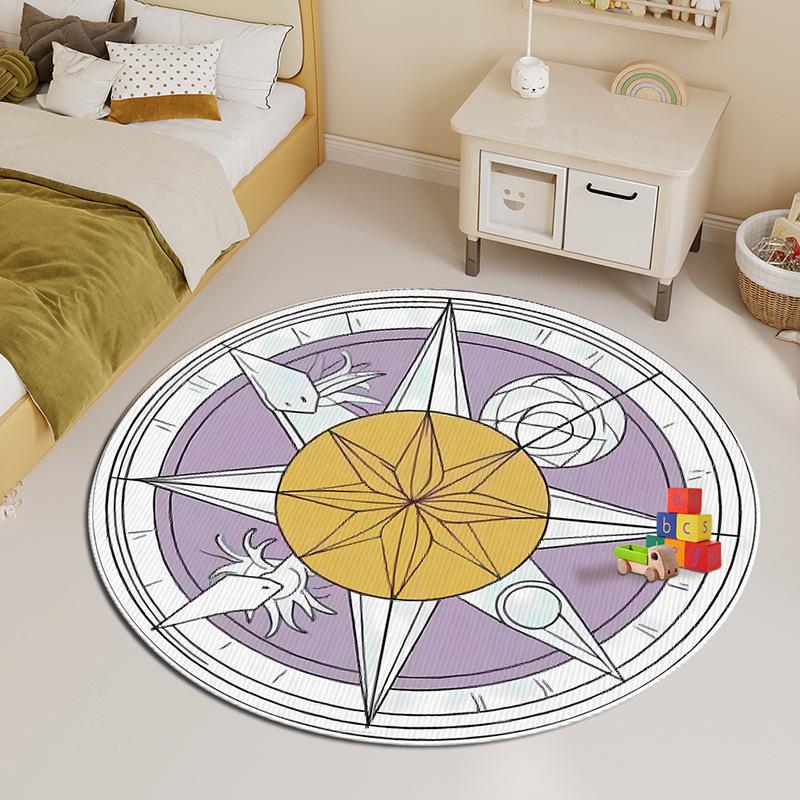 Kulatý koberec, Podložka pod domácí počítačovou židli, Velkoplošný do ložnice, obývacího pokoje, pod konferenční stolek, pod závěsný koš, Koberec s magickým polem, Odolný proti skvrnám