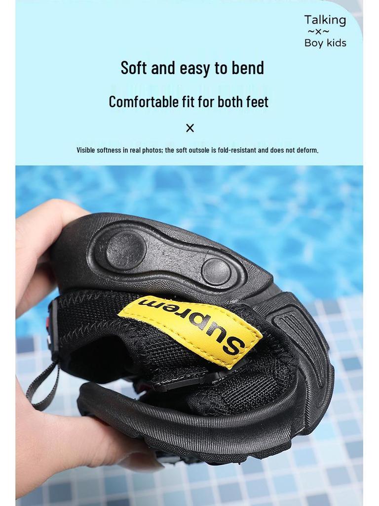 2025 Summer Boys' Quick-Dry Open-Toe Sandals for Elementary Students