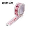 Toughness Express Box Red Adhesive Fragile Warning Tape Package Tape Carton Sealing