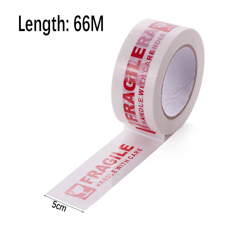 Toughness Express Box Red Adhesive Fragile Warning Tape Package Tape Carton Sealing