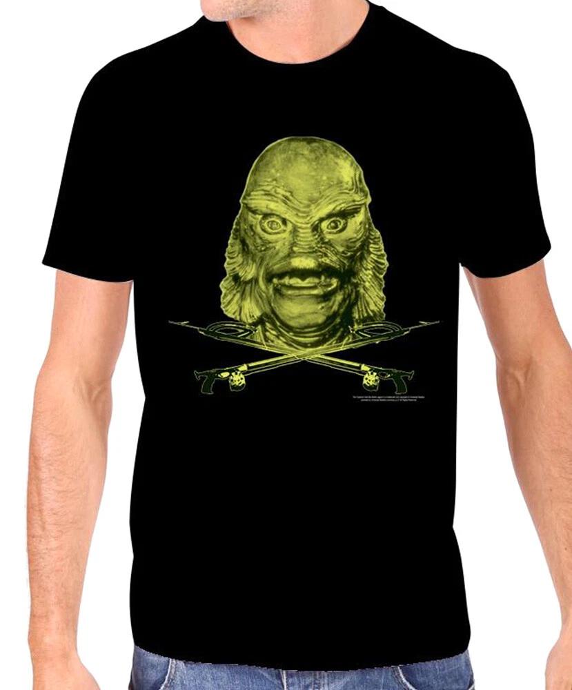 

Authentic UNIVERSAL Creature Spearguns Glow in The Dark T-Shirt S-2XL NEW XL